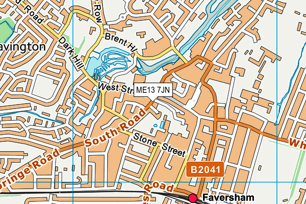 ME13 7JN map - OS VectorMap District (Ordnance Survey) ME13 7JN map - OS VectorMap District (Ordnance Survey)