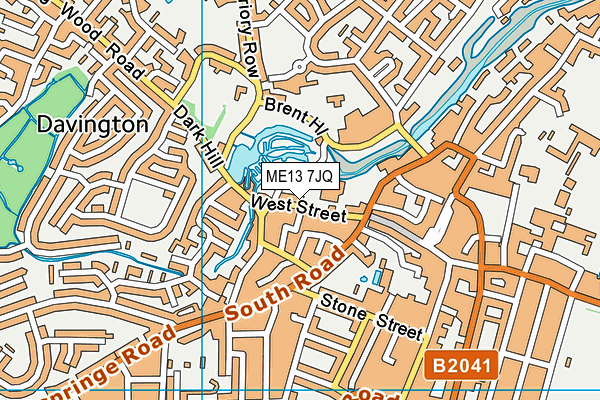 ME13 7JQ map - OS VectorMap District (Ordnance Survey) ME13 7JQ map - OS VectorMap District (Ordnance Survey)