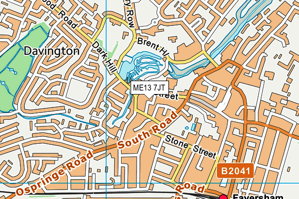 ME13 7JT map - OS VectorMap District (Ordnance Survey) ME13 7JT map - OS VectorMap District (Ordnance Survey)