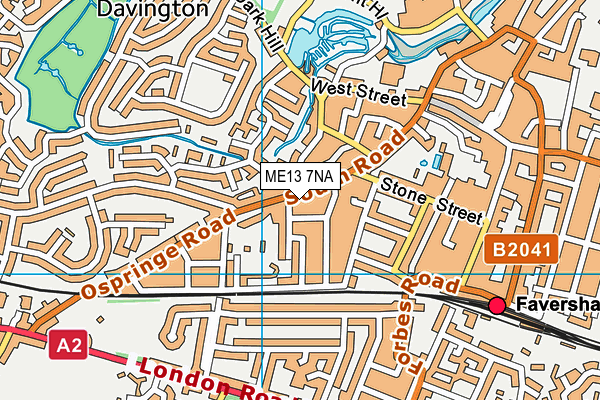ME13 7NA map - OS VectorMap District (Ordnance Survey) ME13 7NA map - OS VectorMap District (Ordnance Survey)