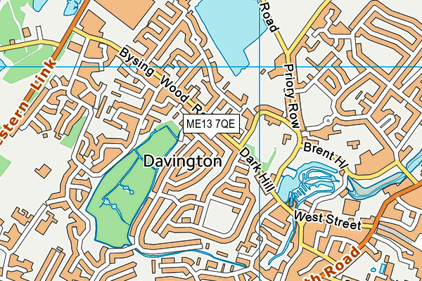 ME13 7QE map - OS VectorMap District (Ordnance Survey) ME13 7QE map - OS VectorMap District (Ordnance Survey)