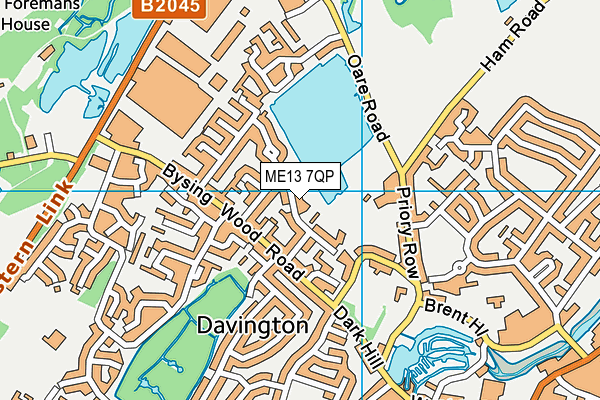 ME13 7QP map - OS VectorMap District (Ordnance Survey) ME13 7QP map - OS VectorMap District (Ordnance Survey)