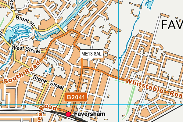 ME13 8AL map - OS VectorMap District (Ordnance Survey) ME13 8AL map - OS VectorMap District (Ordnance Survey)