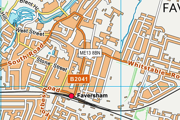 ME13 8BN map - OS VectorMap District (Ordnance Survey) ME13 8BN map - OS VectorMap District (Ordnance Survey)