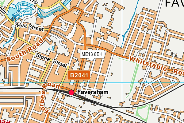 ME13 8EH map - OS VectorMap District (Ordnance Survey) ME13 8EH map - OS VectorMap District (Ordnance Survey)