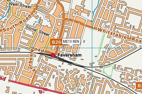 ME13 8EN map - OS VectorMap District (Ordnance Survey) ME13 8EN map - OS VectorMap District (Ordnance Survey)