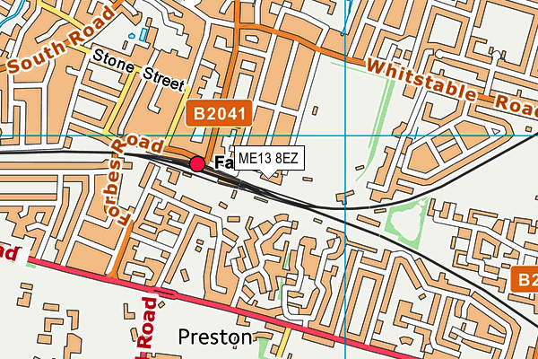 ME13 8EZ map - OS VectorMap District (Ordnance Survey) ME13 8EZ map - OS VectorMap District (Ordnance Survey)