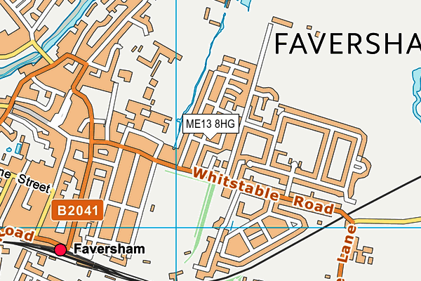 ME13 8HG map - OS VectorMap District (Ordnance Survey) ME13 8HG map - OS VectorMap District (Ordnance Survey)