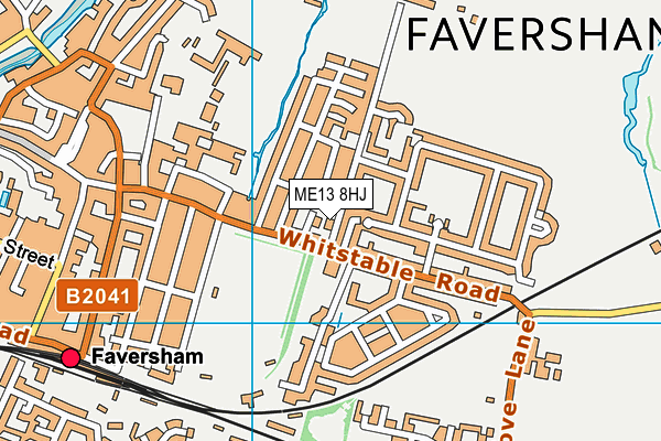ME13 8HJ map - OS VectorMap District (Ordnance Survey)
