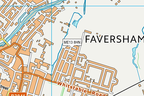 ME13 8HN map - OS VectorMap District (Ordnance Survey) ME13 8HN map - OS VectorMap District (Ordnance Survey)