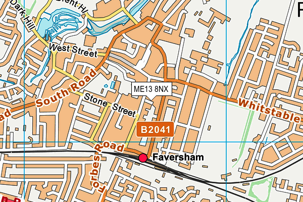 ME13 8NX map - OS VectorMap District (Ordnance Survey) ME13 8NX map - OS VectorMap District (Ordnance Survey)