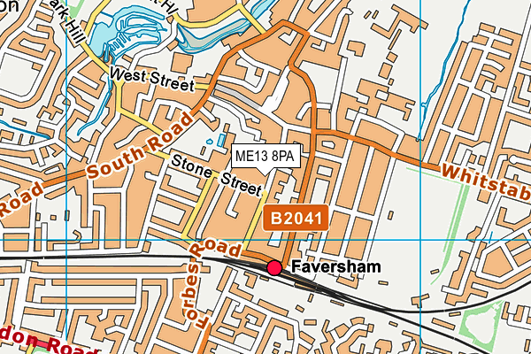 ME13 8PA map - OS VectorMap District (Ordnance Survey) ME13 8PA map - OS VectorMap District (Ordnance Survey)