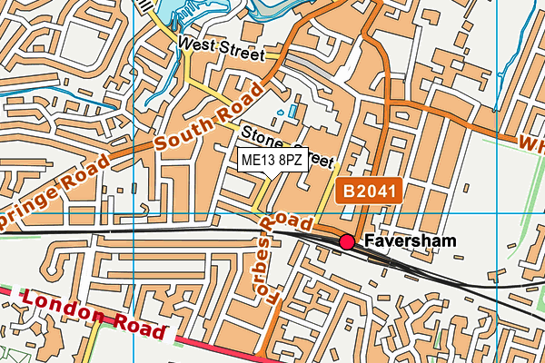 ME13 8PZ map - OS VectorMap District (Ordnance Survey) ME13 8PZ map - OS VectorMap District (Ordnance Survey)