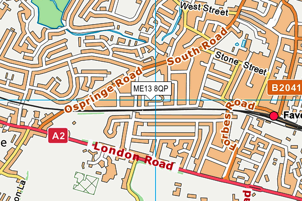 ME13 8QP map - OS VectorMap District (Ordnance Survey) ME13 8QP map - OS VectorMap District (Ordnance Survey)