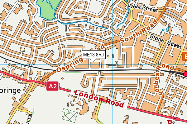 ME13 8RJ map - OS VectorMap District (Ordnance Survey) ME13 8RJ map - OS VectorMap District (Ordnance Survey)