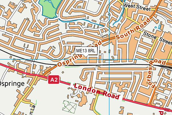 ME13 8RL map - OS VectorMap District (Ordnance Survey) ME13 8RL map - OS VectorMap District (Ordnance Survey)