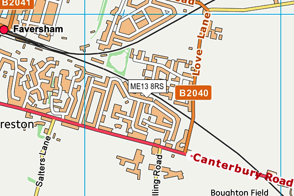 ME13 8RS map - OS VectorMap District (Ordnance Survey) ME13 8RS map - OS VectorMap District (Ordnance Survey)