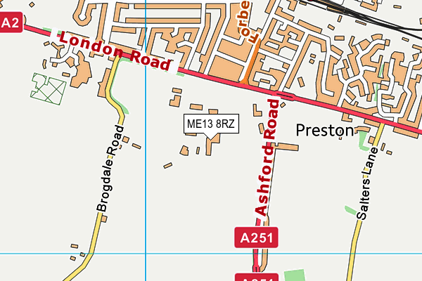 ME13 8RZ map - OS VectorMap District (Ordnance Survey) ME13 8RZ map - OS VectorMap District (Ordnance Survey)