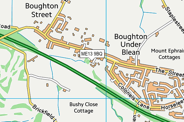 ME13 9BQ map - OS VectorMap District (Ordnance Survey) ME13 9BQ map - OS VectorMap District (Ordnance Survey)