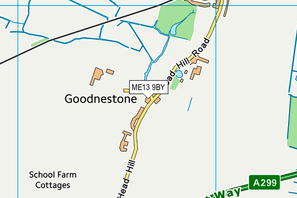 ME13 9BY map - OS VectorMap District (Ordnance Survey) ME13 9BY map - OS VectorMap District (Ordnance Survey)