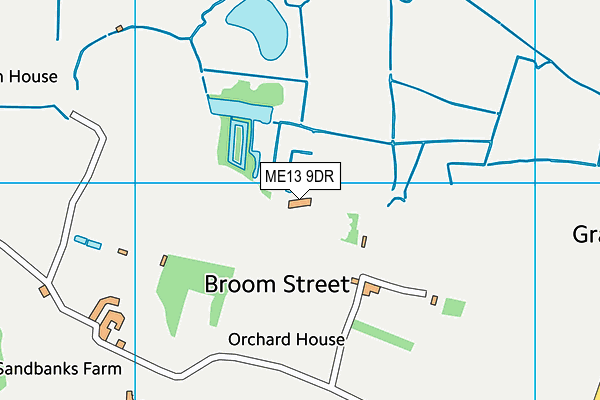 ME13 9DR map - OS VectorMap District (Ordnance Survey) ME13 9DR map - OS VectorMap District (Ordnance Survey)