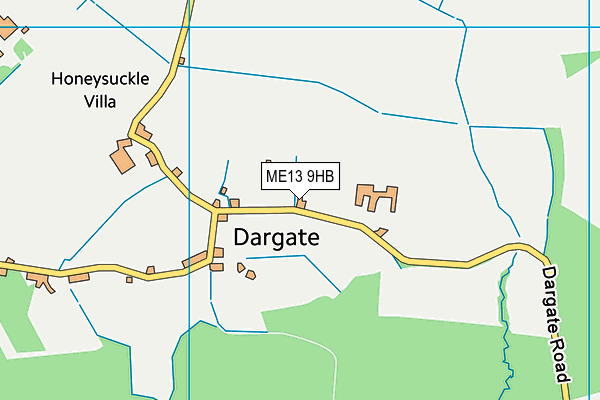 ME13 9HB map - OS VectorMap District (Ordnance Survey) ME13 9HB map - OS VectorMap District (Ordnance Survey)