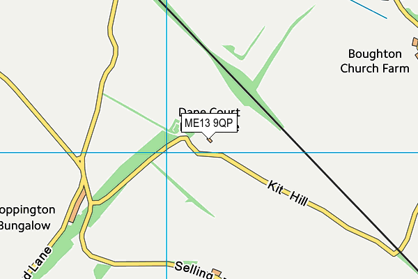 ME13 9QP map - OS VectorMap District (Ordnance Survey) ME13 9QP map - OS VectorMap District (Ordnance Survey)