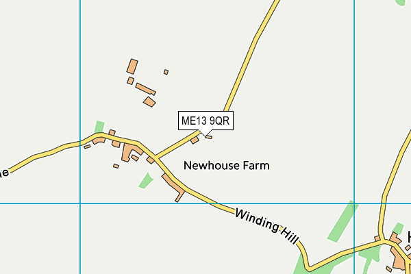 ME13 9QR map - OS VectorMap District (Ordnance Survey) ME13 9QR map - OS VectorMap District (Ordnance Survey)