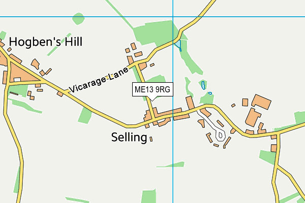 ME13 9RG map - OS VectorMap District (Ordnance Survey) ME13 9RG map - OS VectorMap District (Ordnance Survey)