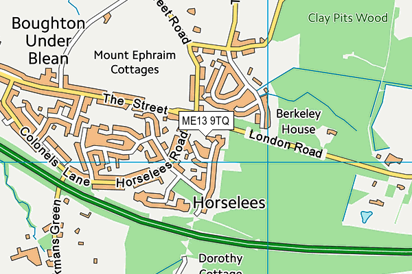 ME13 9TQ map - OS VectorMap District (Ordnance Survey) ME13 9TQ map - OS VectorMap District (Ordnance Survey)