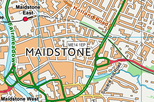ME14 1EP map - OS VectorMap District (Ordnance Survey) ME14 1EP map - OS VectorMap District (Ordnance Survey)