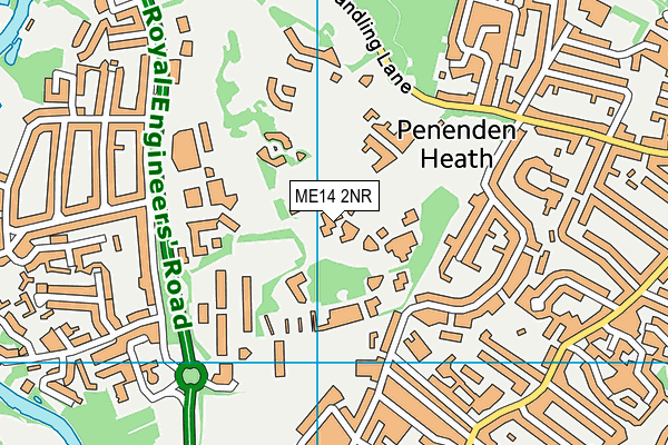 ME14 2NR map - OS VectorMap District (Ordnance Survey) ME14 2NR map - OS VectorMap District (Ordnance Survey)