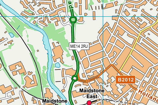 ME14 2RJ map - OS VectorMap District (Ordnance Survey) ME14 2RJ map - OS VectorMap District (Ordnance Survey)