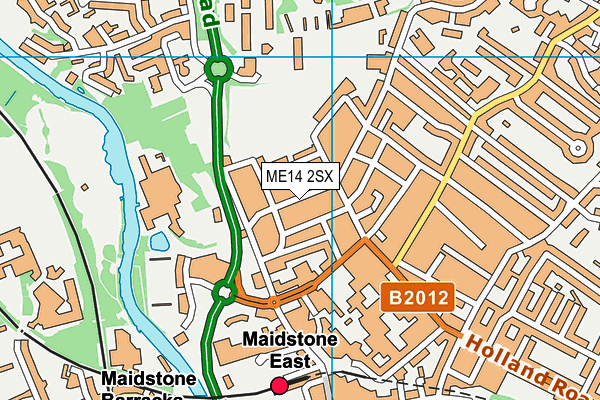 ME14 2SX map - OS VectorMap District (Ordnance Survey) ME14 2SX map - OS VectorMap District (Ordnance Survey)