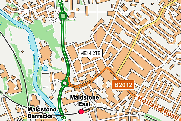 ME14 2TB map - OS VectorMap District (Ordnance Survey) ME14 2TB map - OS VectorMap District (Ordnance Survey)