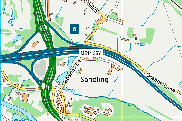 ME14 3BY map - OS VectorMap District (Ordnance Survey) ME14 3BY map - OS VectorMap District (Ordnance Survey)