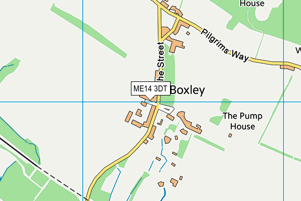 ME14 3DT map - OS VectorMap District (Ordnance Survey) ME14 3DT map - OS VectorMap District (Ordnance Survey)