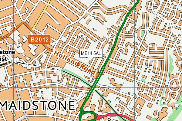 ME14 5AL map - OS VectorMap District (Ordnance Survey) ME14 5AL map - OS VectorMap District (Ordnance Survey)