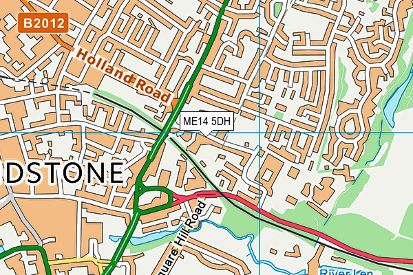 ME14 5DH map - OS VectorMap District (Ordnance Survey) ME14 5DH map - OS VectorMap District (Ordnance Survey)