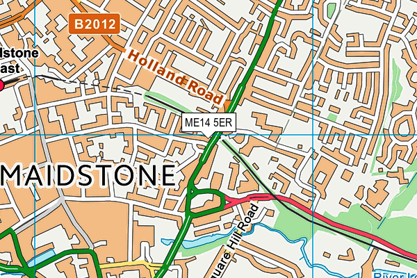 ME14 5ER map - OS VectorMap District (Ordnance Survey) ME14 5ER map - OS VectorMap District (Ordnance Survey)