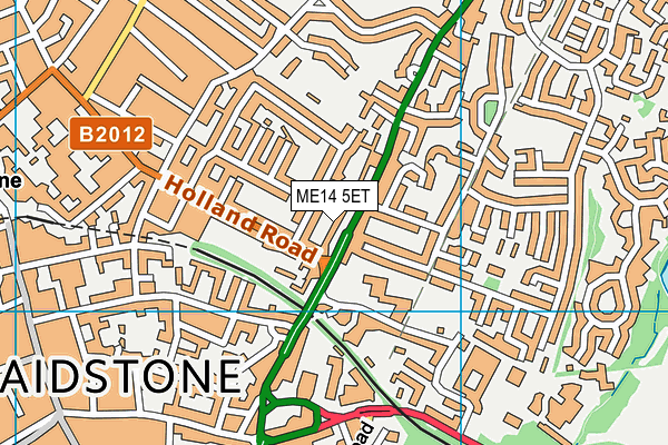 ME14 5ET map - OS VectorMap District (Ordnance Survey) ME14 5ET map - OS VectorMap District (Ordnance Survey)