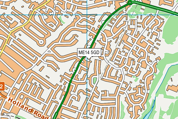 ME14 5GD map - OS VectorMap District (Ordnance Survey) ME14 5GD map - OS VectorMap District (Ordnance Survey)