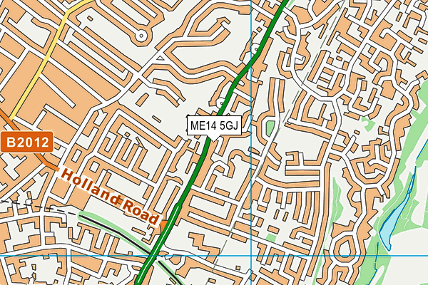 ME14 5GJ map - OS VectorMap District (Ordnance Survey) ME14 5GJ map - OS VectorMap District (Ordnance Survey)