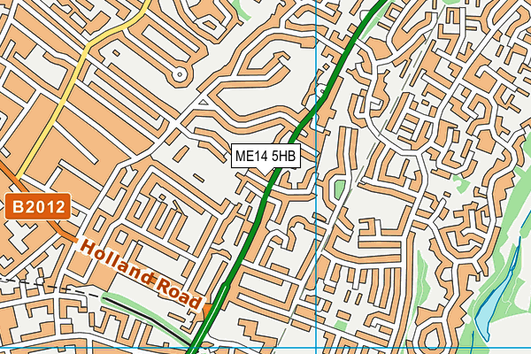 ME14 5HB map - OS VectorMap District (Ordnance Survey) ME14 5HB map - OS VectorMap District (Ordnance Survey)