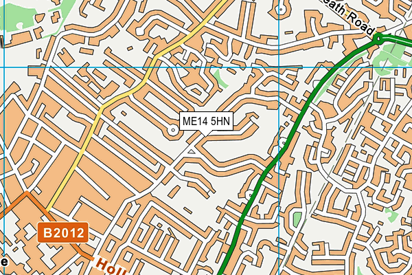 ME14 5HN map - OS VectorMap District (Ordnance Survey) ME14 5HN map - OS VectorMap District (Ordnance Survey)