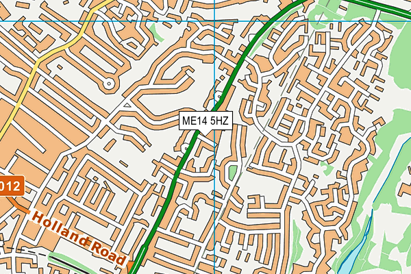 ME14 5HZ map - OS VectorMap District (Ordnance Survey) ME14 5HZ map - OS VectorMap District (Ordnance Survey)