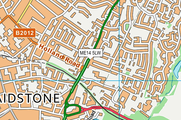 ME14 5LW map - OS VectorMap District (Ordnance Survey) ME14 5LW map - OS VectorMap District (Ordnance Survey)