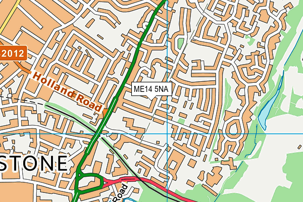 ME14 5NA map - OS VectorMap District (Ordnance Survey) ME14 5NA map - OS VectorMap District (Ordnance Survey)
