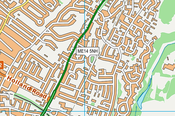 ME14 5NH map - OS VectorMap District (Ordnance Survey) ME14 5NH map - OS VectorMap District (Ordnance Survey)