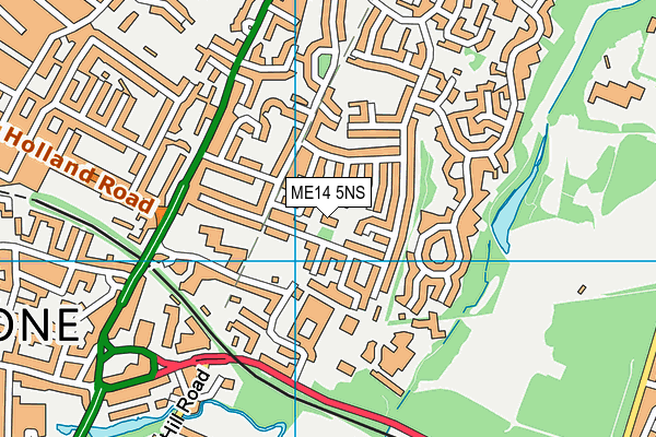 ME14 5NS map - OS VectorMap District (Ordnance Survey) ME14 5NS map - OS VectorMap District (Ordnance Survey)